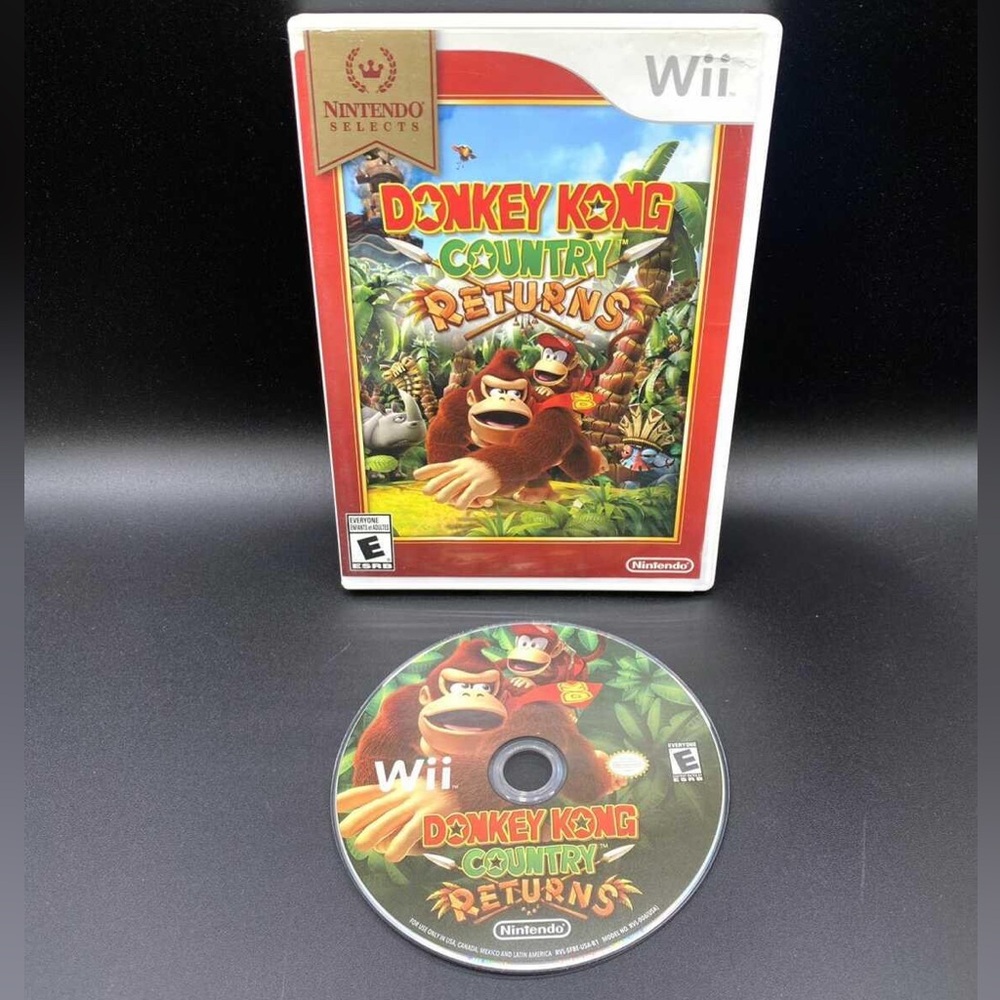 Nintendo Wii Donkey Kong Country Returns Video Game Tested Works